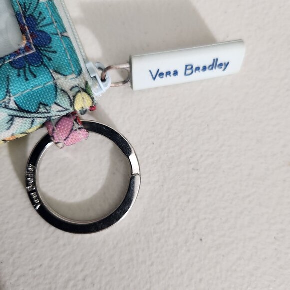 Vera Bradley Floral ID Holder With Keyring & Zip Closure - Picture 2 of 16
